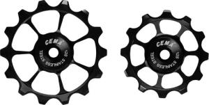 Cema Deraaleur Swies Edelstahl SRAM AXS +XPLR 12V Schwarz