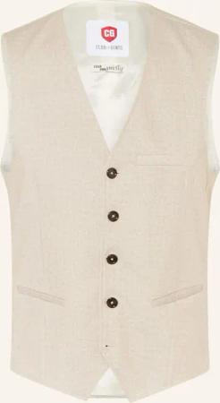 CG - CLUB of GENTS Anzugsweste CG PLUM Slim Fit