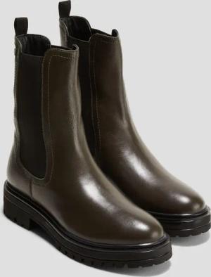 Chelsea Boots aus Glattleder