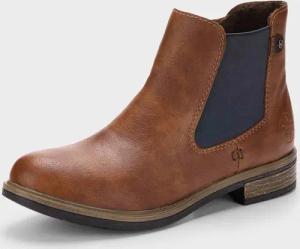 Chelsea Boots mit Innenfutter - braun - Gr. 36 von Goldner Fashion