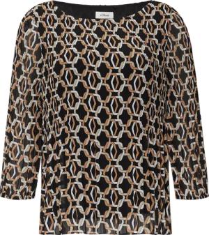 Chiffonbluse mit 3/4-Arm