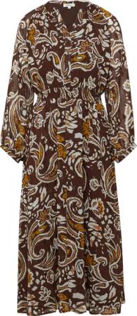 Chiffonkleid mit Effektgarn im Relaxed Fit