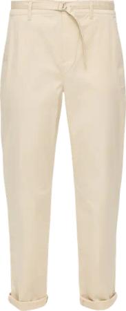 Chino mit Gürtel aus Baumwollstretch