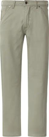 Chinohose aus Baumwollmix mit Ziernaht