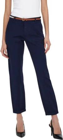 Chinohose mit Gürtel Baumwolle Frau Only Biana CC