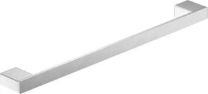 CHRIS BERGEN Handtuchhalter Badetuchhalter Handtuchstange lang Wandmontage, in Chrom und Schwarz matt