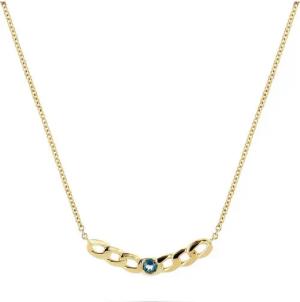 CHRIST Collier CHRIST Damen-Kette 585er Gelbgold 1 Topas