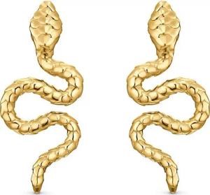 CHRIST Paar Ohrstecker CHRIST Damen-Ohrstecker 375er Gelbgold Schlange