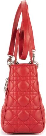 Christian Dior Crossbody Bags - Medium Lady Dior Zip Medium - Gr. unisize - in Rot - für Damen