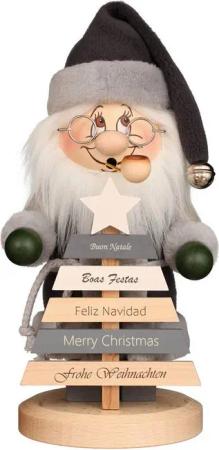 Christian Ulbricht Räuchermännchen Christian Ulbricht Räuchermann Wichtel Frohe Weihnachten, (1 St), Handarbeit aus dem Erzgebirge