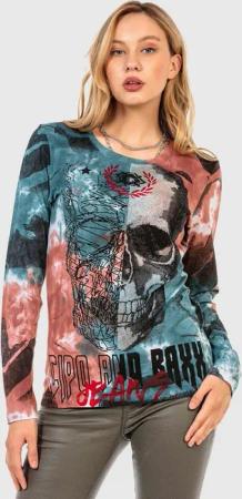Cipo & Baxx Sweatshirt SWEATSHIRT (1-tlg) komfortablen Stil