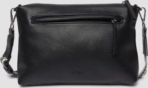 City-Bag aus Lederimitat mit abnehmbarem Schultergurt