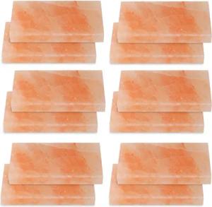 Clanmacy Grill-Salzstein 12X Mahlzeit Yakiniku Grillstein Hochwertiger Grillfliese 20x10x2,5cm (12-St)