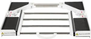 Clanmacy Zwischenbaurahmen Verbindungsrahmen Aufbau-Rahmen Waschmaschine Ausziehbar Säule