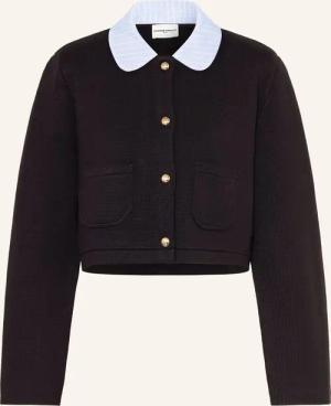 CLAUDIE PIERLOT Strickjacke im Materialmix