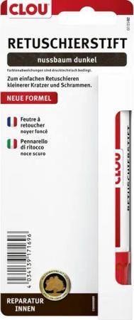 CLOU Holzschutzlasur Clou Retuschierstift für Holz nussbaum dunkel - 1