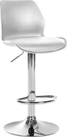CLP Barhocker Gilbert I Tresenhocker Mit Gepolsterter Sitzfläche Aus Kunstleder I Höhenverstellbar, Drehbar Mit Fußstütze Und Rückenlehne