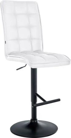 CLP Barhocker Peking Kunstleder I Tresenhocker Höhenverstellbar Mit Fußstütze Und Rückenlehne