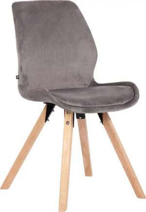 CLP Esszimmerstuhl gepolstert Luna, Moderner Küchenstuhl mit Rückenlehne, bis 136 kg belastbar, geeignet für Küche und Wohnzimmer