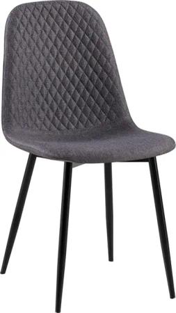 CLP Esszimmerstuhl Giverny gepolstert Samt, Stoffstuhl mit Ziernähten und Bodenschonern, Sessel belastbar bis 150 kg