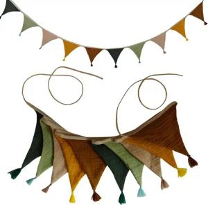 CLTYQ Wimpelkette Girlande Wimpelkette Kinderzimmer,Deko zum Aufhängen, Mädchen&Jungen Kinderzimmer Deko für Hausbett, Babybett & Kinderbett