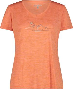 CMP Damen Melange Print T-Shirt