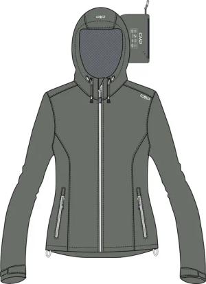 CMP Damen Rain Fix Hoodie Jacke