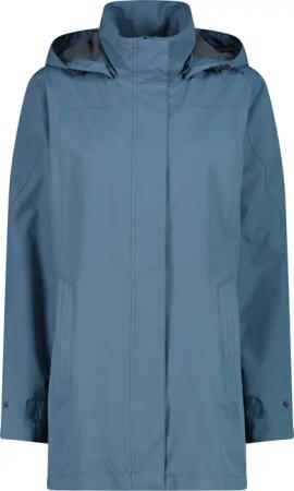 CMP Damen Rain Hoodie Button Jacke