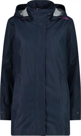 CMP Damen Rain Hoodie Button Jacke