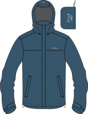 CMP Herren Hoodie Button Rain Jacke