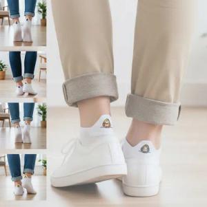 Cocain underwear Sneakersocken Lustige Sneaker Socke Damen Fun Sneakers Gute Laune Söckchen Baumwolle (8-Paar) klimaregulierend