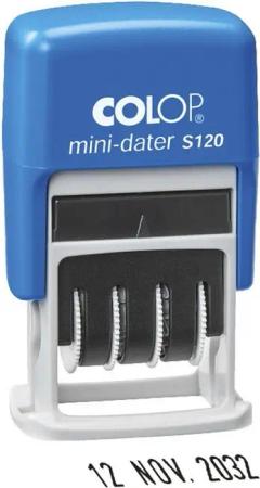 COLOP Stempel S 120, Datumstempel mit Datumseinstellungen, selbstfärbend