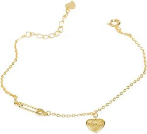 Color Design Armband mit Gravur Silberarmband aus 925 Silber CD-SMK-18 (mit Gravur ''You and I), Armkette Länge verstellbar inkl. Geschenkbeutel