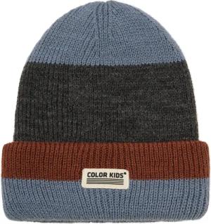 Color Kids Kinder Wool & Contrast Mütze
