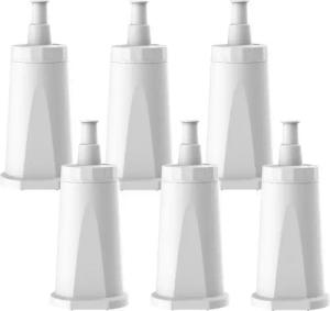 Comedes Wasserfilter 6er Set einsetzbar statt Sage SES008WHT0NEU1, Zubehör für Barista Express (SES875), Barista Pro (SES878), Barista Touch (SES880), Dual Boiler (SES920), Oracle (SES980), Oracle Touch (SES990), passend für die Bambino Plus (SES500), Duo