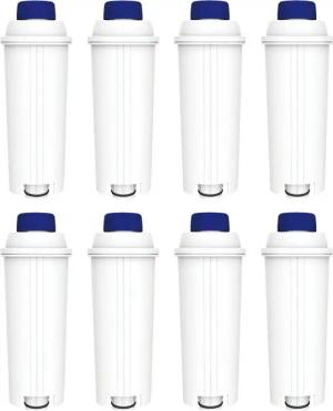 Comedes Wasserfilter 8er Set einsetzbar statt DeLonghi DLSC002, Zubehör für verschiedene Delonghi Kaffeevollautomaten