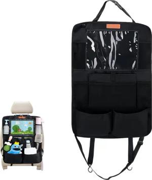 Comfy Mate Auto-Rückenlehnentasche Auto Organizer Kinder Rücksitz, Sitzschoner mit Taschen, Wasserdicht 600D Oxford