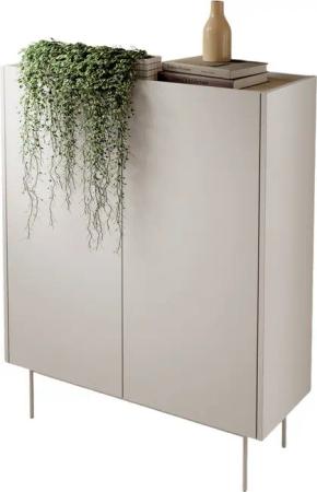 Compleo Kommode auf hohen Beinen ZOTI, Ohne Griffe, Modern design, zweitürig