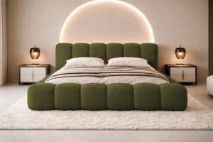 Compleo Polsterbett Designerbett, Wolkenbett, TOPSELLER, Modern Schlafzimmer, Made in EU, Wolkenbett modern