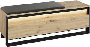 Compleo Sitzbank LIMA, Fußbank mit Stauraum, Modern design