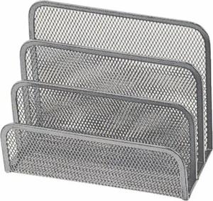 Connect Briefablage Briefständer Metall 3 Fächer silber