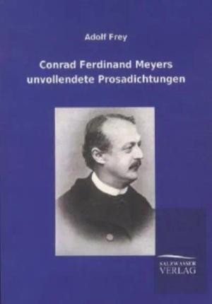 Conrad Ferdinand Meyers unvollendete Prosadichtungen