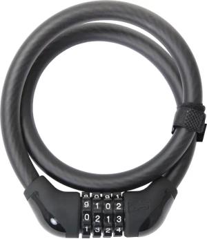 CONTEC PowerLoc Zahlen-Kabelschloss 15 mm x 85 cm schwarz
