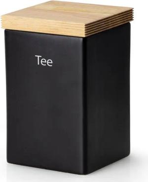 Continenta Teedose, Holz, Keramik, (1-tlg), Teedose