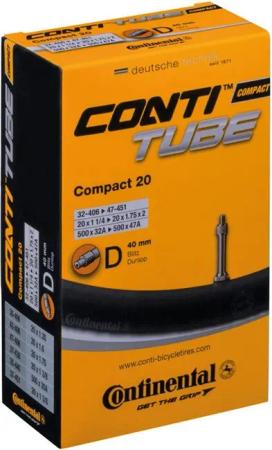 Continental Schlauch Compact 20 20x1 1/4-1.75"x2 32/47-406/451 DV 40mm