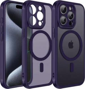 CoolGadget Handyhülle für Apple iPhone 15 Pro Max 6,7 Zoll, Kamera Schutz Hülle Silikon Hard Case Schutzhülle für Magsafe Zubehör