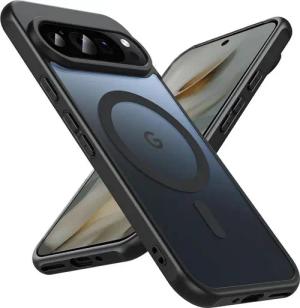 CoolGadget Handyhülle Magnet-Hülle für Pixel 10 Pro Schutzhülle magnetisch 6,3 Zoll, Hülle Matt Stoßfest kompatibel mit QI-Laden Zubehör Kameraschutz Case