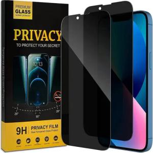 CoolGadget Schutzfolie Sichtschutz Panzerfolie für iPhone 13 Mini, (Spar-Set 2in1, Fullscreen), Privacy Fullscreen Glas Anti-Spy Schutzfolie für iPhone 13 Mini Folie