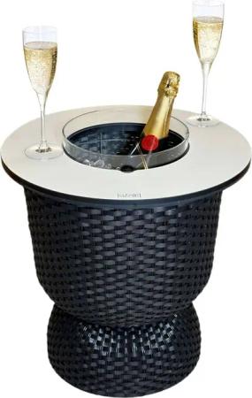 COOTAB COOLER TABLE 3-in-1 Loungetisch mit Acryl-Kühler Paris 43 cm