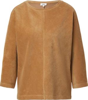 Cord-Shirt mit Teilungsnaht und Fledermausärmeln